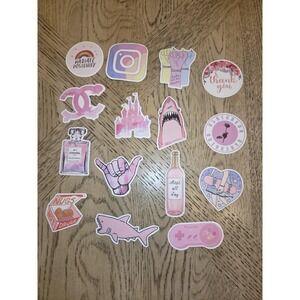 Stickers Girly VSCO Skater Laptop Tumbler Stickers Lot Of 100 New Pink Positive